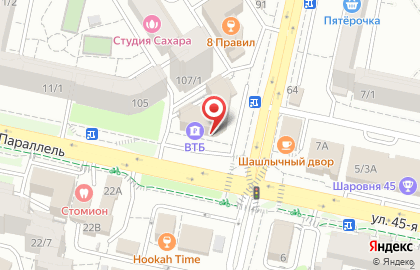 Банк ВТБ в Ставрополе на карте