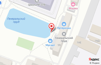 Магазин овощей и фруктов в Петродворцовом районе на карте