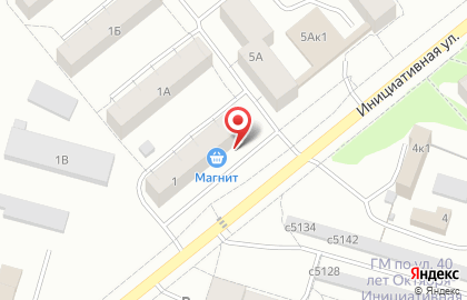 Магазин разливных напитков Бочковое на Инициативной улице на карте
