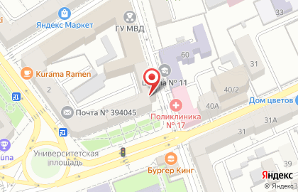 Иллюзион на улице Володарского на карте