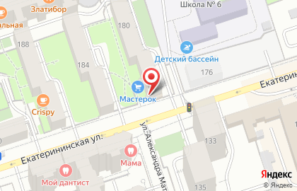 Магазин Экомир на Екатерининской улице на карте
