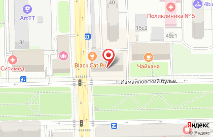 Пиццерия Папа Джонс в Москве на карте