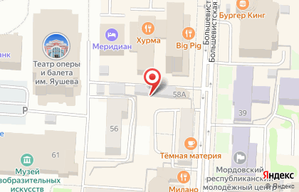 SUBWAY на Большевистской улице на карте