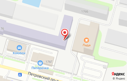Транспортно-таможенная компания Инстар Лоджистикс на проспекте Гагарина на карте