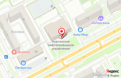 Курганское нефтепроводное управление Транснефть Урал на карте