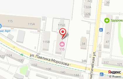 Салон красоты Студия 115Б на карте