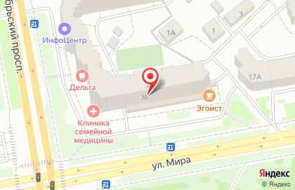 Банкомат МКБ Москомприватбанк, филиал в г. Владимире на Октябрьском проспекте на карте