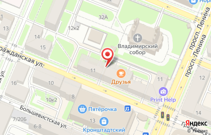 Салон красоты Колибри в Адмиралтейском районе на карте