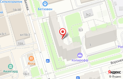 Застеклить балкон метро Домодедовская на карте
