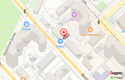 Дом плитки и сантехники Апекс на Волочаевской улице на карте