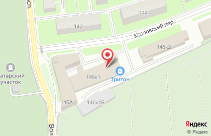 Практика на Волковском проспекте на карте