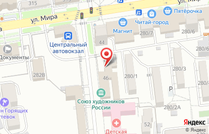 Управление Федеральной службы судебных приставов по Ставропольскому краю в Ставрополе на карте