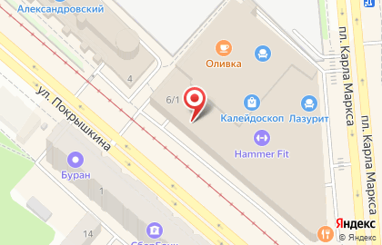 Производственно-торговая компания Лаутер на площади Карла Маркса на карте