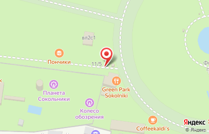 Киоск по продаже сувениров в проезде Сокольнического Круга на карте
