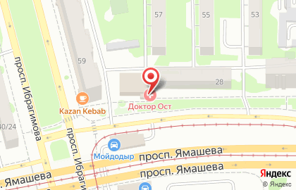Бар Маркет 24 в Ново-Савиновском районе на карте