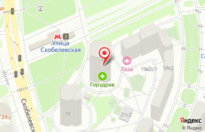 Продуктовый магазин в Москве на карте