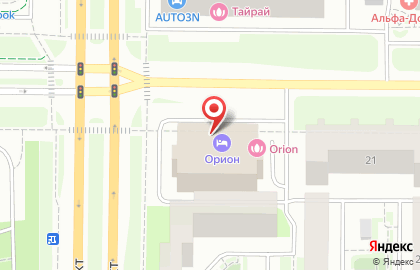 Гостиница Orion на карте