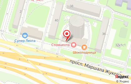 Магазин ZODIAC Интерьер & Керамика на проспекте Маршала Жукова на карте