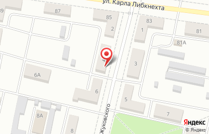 Агентство недвижимости Новый дом на улице Жуковского на карте