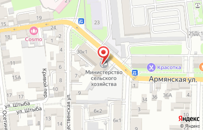 Министерство ЖКХ, топлива и энергетики Республики Северная Осетия-Алания на карте