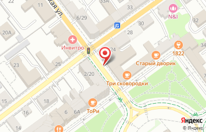 Манеж на 1-й Московской улице на карте