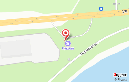 СТО ЛУКОЙЛ-Уралнефтепродукт на Пермской улице на карте