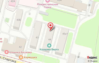 Магазин Продукты на улице Спартака на карте