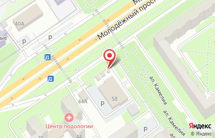Магазин овощей и фруктов в микрорайоне Жукова на карте