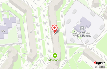Продуктовый магазин Караван на улице Карла Маркса на карте