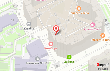 Центр раннего развития Бэби-Клуб на Загребском бульваре на карте
