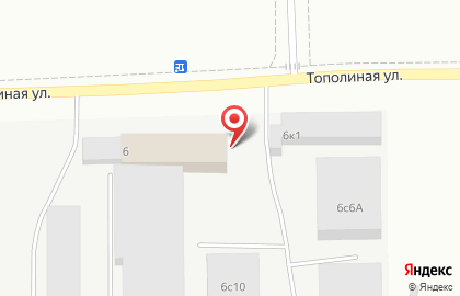 Компания по производству и продаже арболита Арболит-Тюмень на Тополиной улице на карте