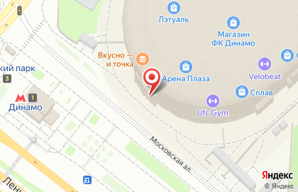 Фитнес-клуб UFC GYM на Ленинградском проспекте на карте