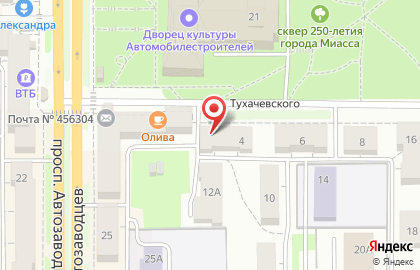 Сервисный центр Навигатор на улице Тухачевского на карте