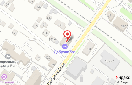 Гостиница в Новосибирске на карте