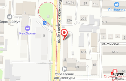 Магазин алкогольной продукции Дионис в Ростове-на-Дону на карте