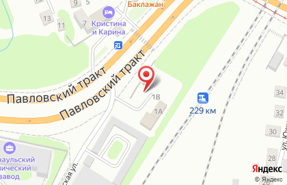 Шиномонтаж в Барнауле на карте