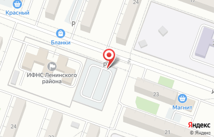 Автостоянка в Челябинске на карте