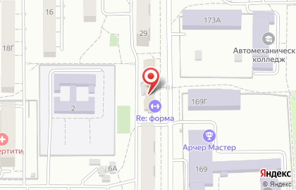 Автошкола Учебный пункт в Краснофлотском районе на карте