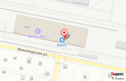 Торговый дом Вимос на улице Веры Слуцкой на карте