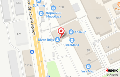Салон-магазин Ваша кухня на Октябрьском проспекте на карте