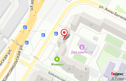 Магазин Красное & Белое на Байкальской улице, 23 на карте