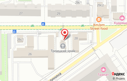 Храм Живоначальной Троицы в Москве на карте