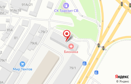 Компания РТИ в Октябрьском районе на карте
