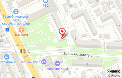Магазин разливных напитков в Нальчике на карте