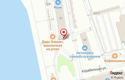 Частное охранное предприятие Ястреб на Корабельной улице на карте
