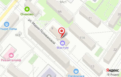 Страховая компания Ресо-Гарантия на улице Марии Поливановой на карте