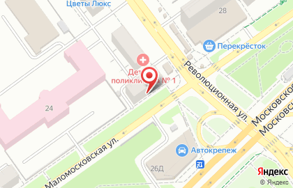 Вита, Октябрьский район на Московском шоссе на карте