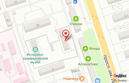 ВКБ-Кредит на проспекте Ленина на карте