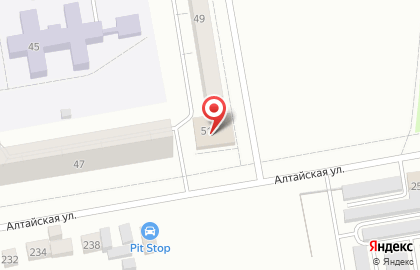 Аварийно-диспетчерская служба на Алтайской улице на карте