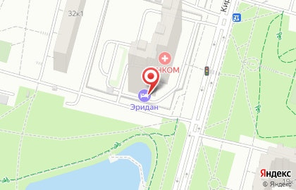 Эридан в Москве на карте